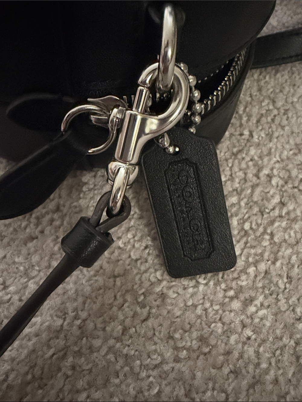 COACHTOPIA Alternative/Ego Mini Satchel Bag in Checkerboard Leather - Picture 5 of 7